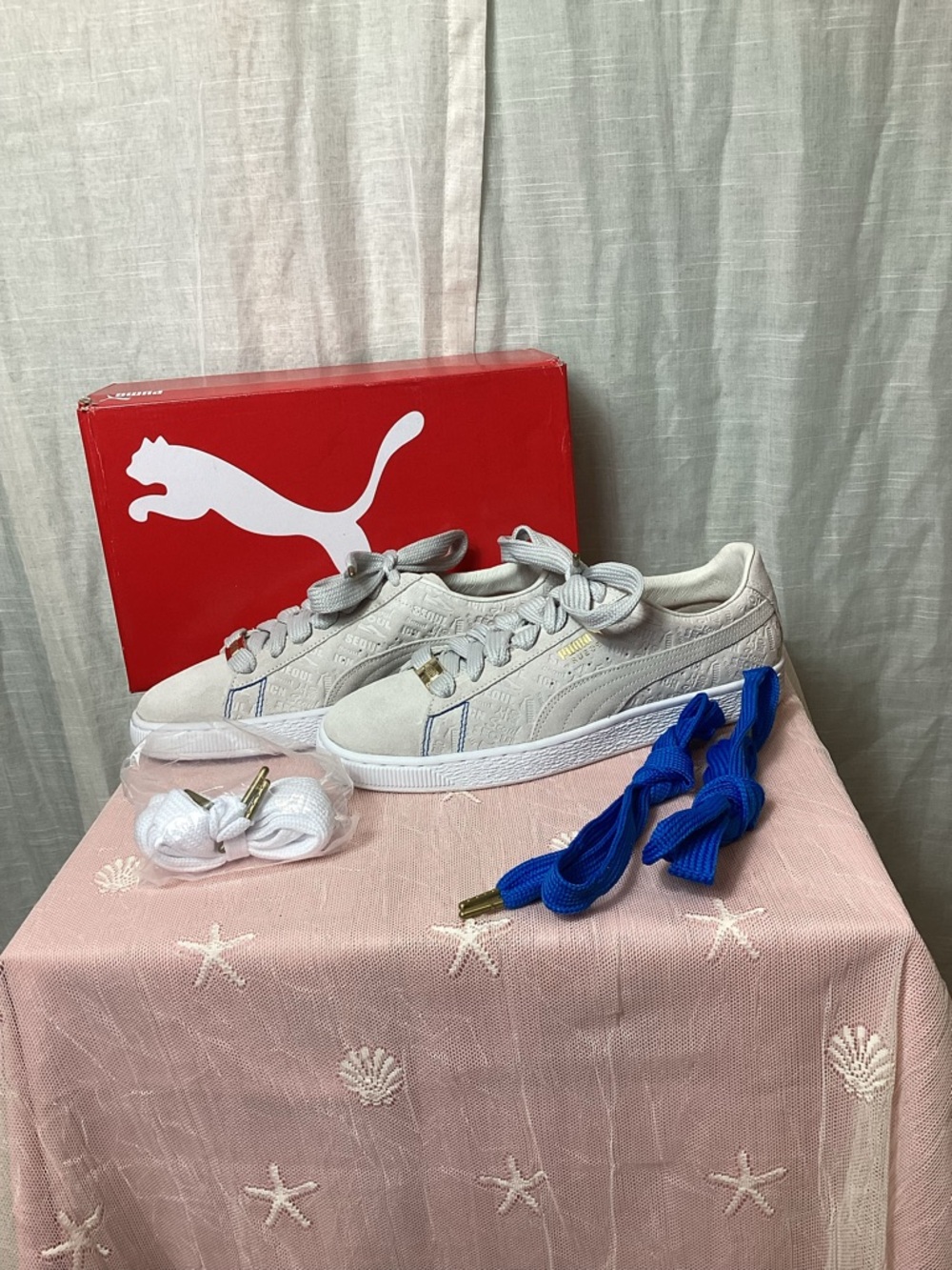 Puma Suede Classic Seoul- Nimbus Cloud; Size: 10.5